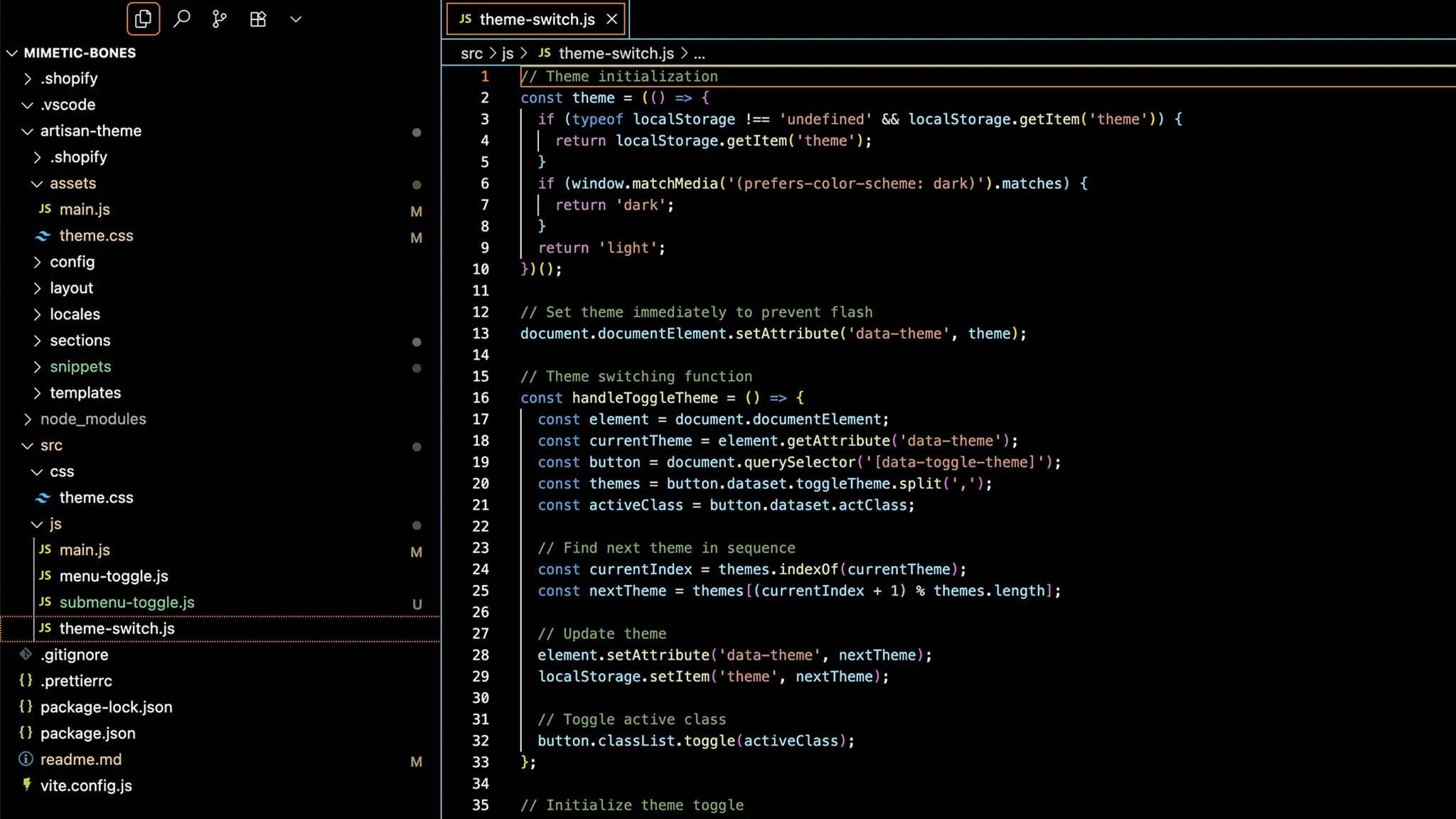 Theme Development Tooling